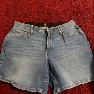LuLaRoe Women's Blue Jean Shorts